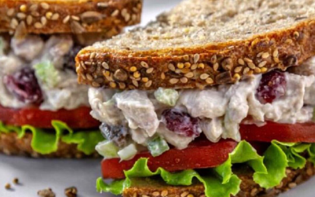 Cranberry Walnut Chicken Salad